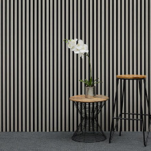 WBM, Acoustic, Slat, Wall, Panel, Decorative, Sound, Absorbing, Wooden, Slatted, Feature, Pannelling