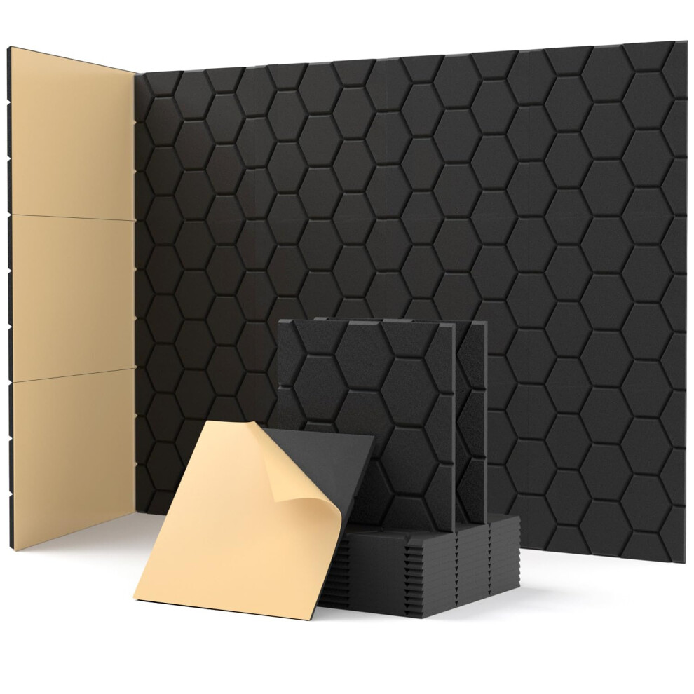 Soundproof, Wall, Panels, Self, Adhesive, Acoustic, Density, Sound, Absorbing, Noise, Cancelling, Decoration 31343220
