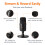 Amazon Amazon, Basics, Mini, USB, Condenser, Microphone, Streaming, Gaming, Podcasting, Cardioid, Pickup, Black 2
