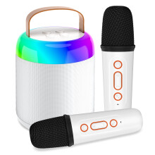 Onihan, Karaoke, Machine, Kids, Microphones, Portable, Machines, Girls, LED, Party, Lights, Toys