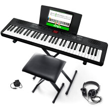 Alesis, Melody, Keyboard, Piano, Beginners, Keys, Speakers, Stand, Bench, Headphones, Tablet/Sheet, Music