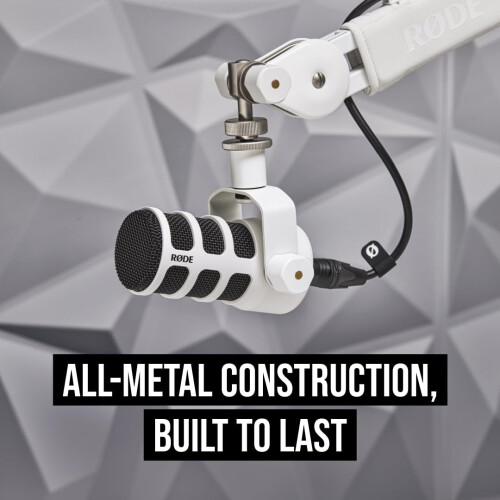 Rode DE, PodMic, USB, Dynamic, Broadcast, Microphone, XLR, Connectivity, Podcasting, Streaming, Content, Creation 1