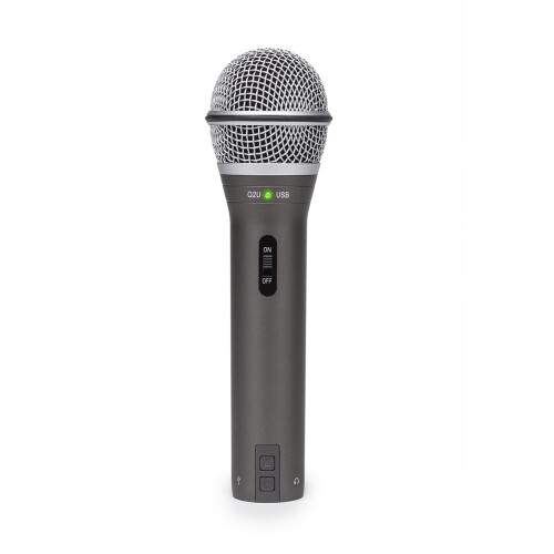 Samson SAMSON, Q2U, Recording, Podcasting, USB/XLR, Dynamic, Microphone, Accessories, Includes, Mic, Clip, Desktop 1