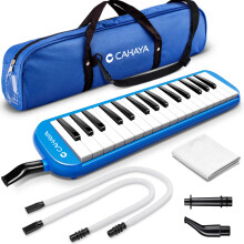 CAHAYA, Melodica, Key, FDA, Approved, Piano, Style, Portable, Double, Plastic, Flexible, Long