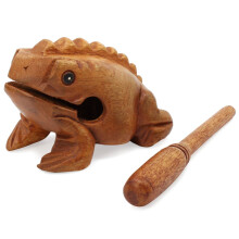 Aussel, Guiro, Croaking, Wooden, Frog, Musical, Instrument, Sound, Block, Fair, Trade, Percussion