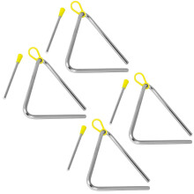 TIGER, TRI7-4-MT, Heavy-Duty, Steel, Triangle, Instrument, Complete, Rubberised, Handle, Beater, Ideal, Early
