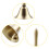 Sofecto, Hand, Bell, Extra, Loud, Solid, Brass, Call, Handbells, Wooden, Handle, Multi-Purpose 5