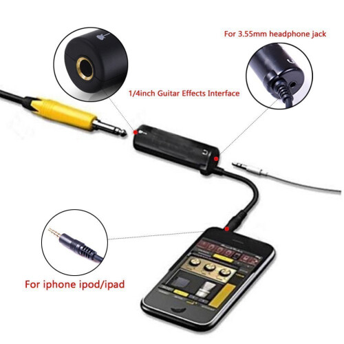 KJLM, Guitar, Adapter, Interface, Converter, Touch, Minimalist, Style, Plug, Compatible, AmpliTude, Software 1