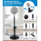 BILIONE, Upgraded, Desktop, Microphone, Stand, Adjustable, Mic, Pop, Filter, Shock, Mount, Clip 6
