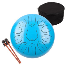 Lomuty, Inches, CM, Steel, Tongue, Drum-11, Notes, Major, Tuned, Percussion, Instrument-Handpan, Drum