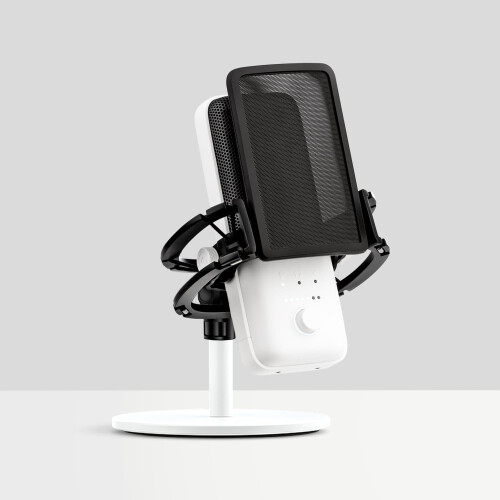 Elgato, Wave, White, Studio, USB, Condenser, Microphone, Shock, Mount, Pop, Filter, Streaming