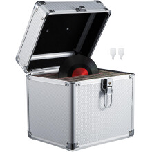Supernic, Vinyl, Record, Storage, Box, Singles, Carry, Case, Heavy, Duty, Safe, DJ