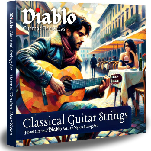 Diablo, Classical, Guitar, Strings, Normal, Tension, Nylon, Spanish, Guitars, all