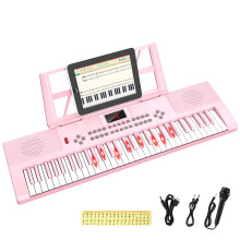 Electronic, Keyboard, Piano, Keys, LED, Light, Shayson, Portable, Digital, Pianos, Music, Microphone