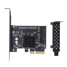 SATA3.0 Expansion Card PCI E4 Port 6Gbps Expansion