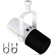 FDUCE, SL40, Dynamic, Microphone, Podcasting, Gaming, Live, Streaming, Recording, Built-in, Headphone, Output