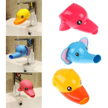 3 - Pack Faucet Extenders for Babies and Children - Water Diverters for Hand - Washing, in Dolphin Design, in Multiple Colors