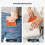 Triangular Foldable Glasses Case Magnetic Closure Upgraded Leather & Metal Foil 7