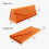 Triangular Foldable Glasses Case Magnetic Closure Upgraded Leather & Metal Foil 2