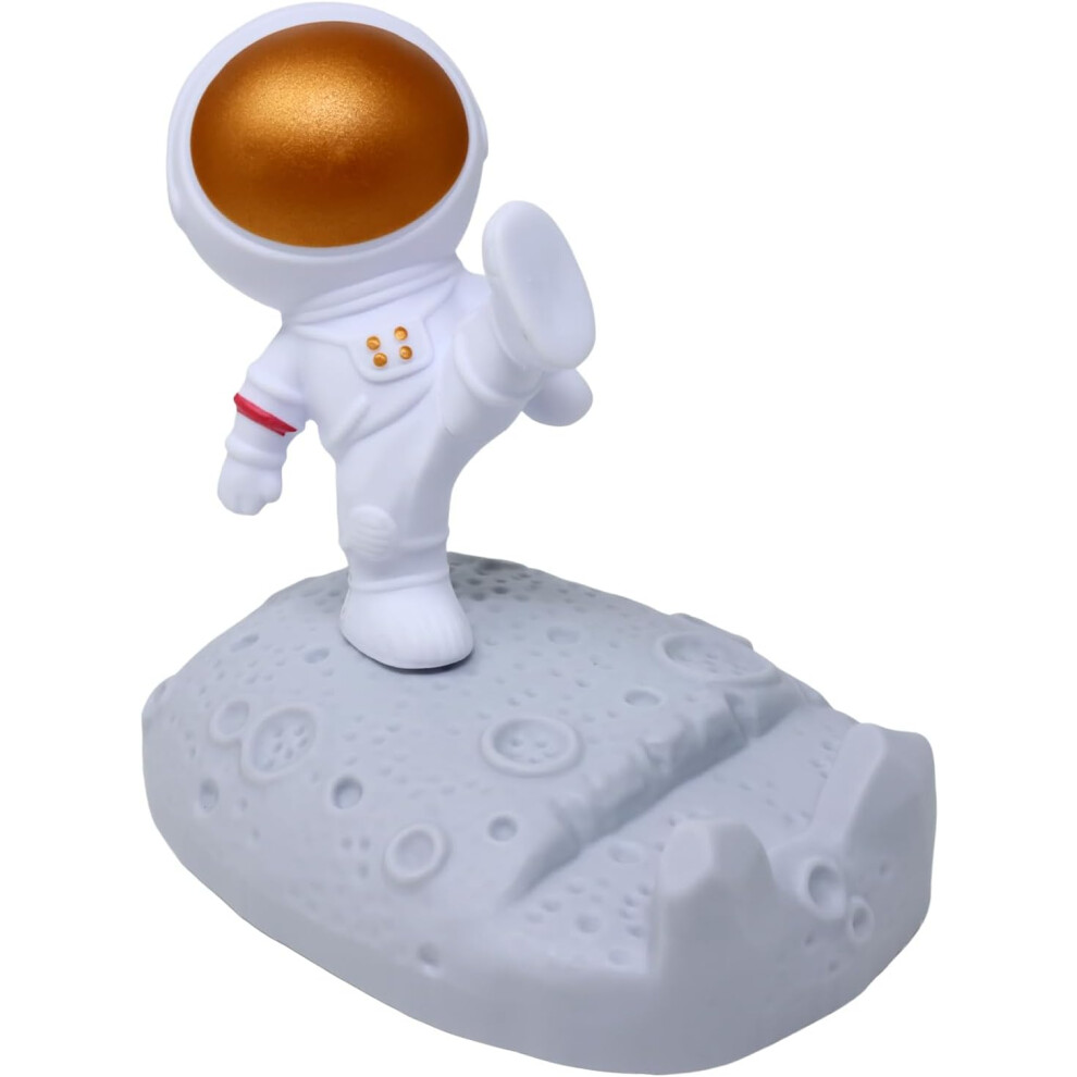 Cute Cartoon Astronaut Phone Stand - 1 Piece, Cool Design, Compatible With Smartphones, Tablets 7906601415744