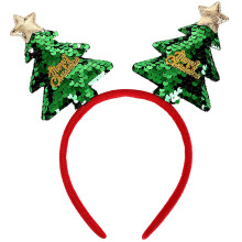 Christmas headband, hair tint green Christmas tree headband, holiday party hair accessory, perfect gift for women and girls, holiday hair decoration (