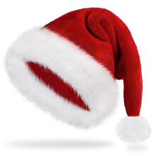 Adult Santa Hat, Classic Christmas Santa Hat for Men & Women - Perfect for Christmas Holidays, New Year Parties, Festive Gatherings & Holiday Celebrat