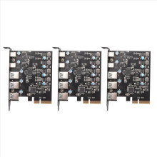 Karta PCIe na USB 3.2 Gen 2 s 5 porty a šířkou pásma 10 Gb/s