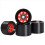 8er-Pack 95A 58 mm x 39 mm, Indoor-Quad-Rollschuh-Räder, PU-Räder 6