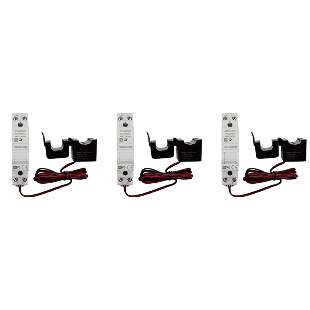 3X Atms1603 Tuya Single Phase Wifi Intelligent Energy Meter 4853004629052