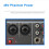 Mixer de áudio Bluetooth de 4 canais, console de DJ com efeito de reverberação 6