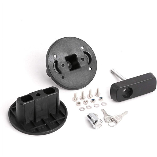 Lock 5Gallon Gas Tank Cans Lock Pack Mount Lock for 10L/2.6 Gallon 2
