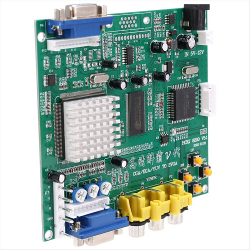Placa conversora de vídeo HD para jogos com saída GBS8200 CGA//YUV/RGB para VGA