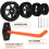4 PCS Garage Hooks with Anti-Slip Coating,Hang Heavy Tools for Bikes 5