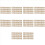 100Pcs Brass Concealed Hinges Jewelry Wood Boxes 4X20mm 1