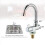 2X Copper Basin Faucet Cold Kitchen Tap for Marine Boat Deck 5
