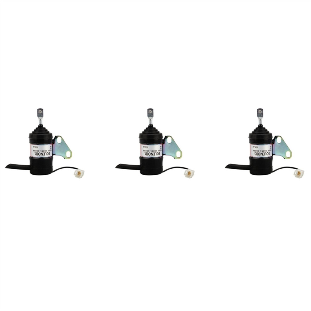 3X Fuel Stop Solenoid For Mower Tractor Excavator Rtv Rtv900 4853004630805