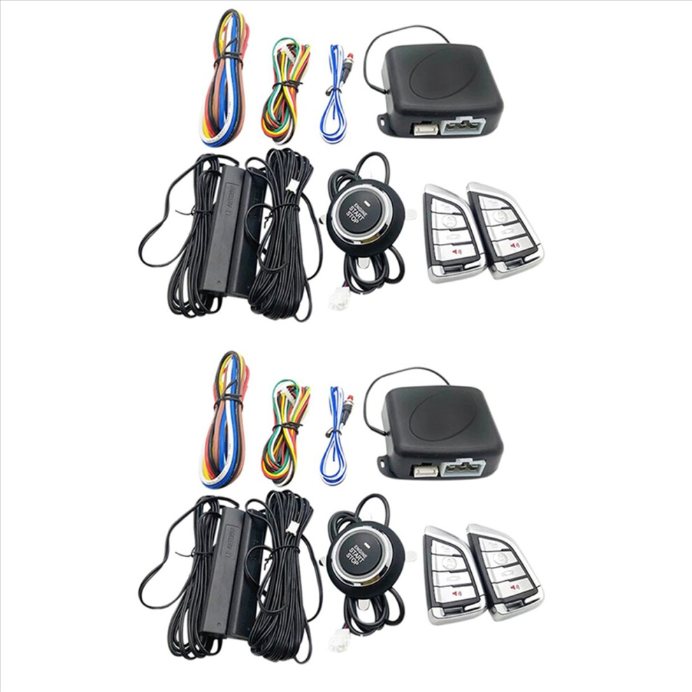 4X Car Engine One-Key Start-Stop Button System Keyless Entry System 4853004629632
