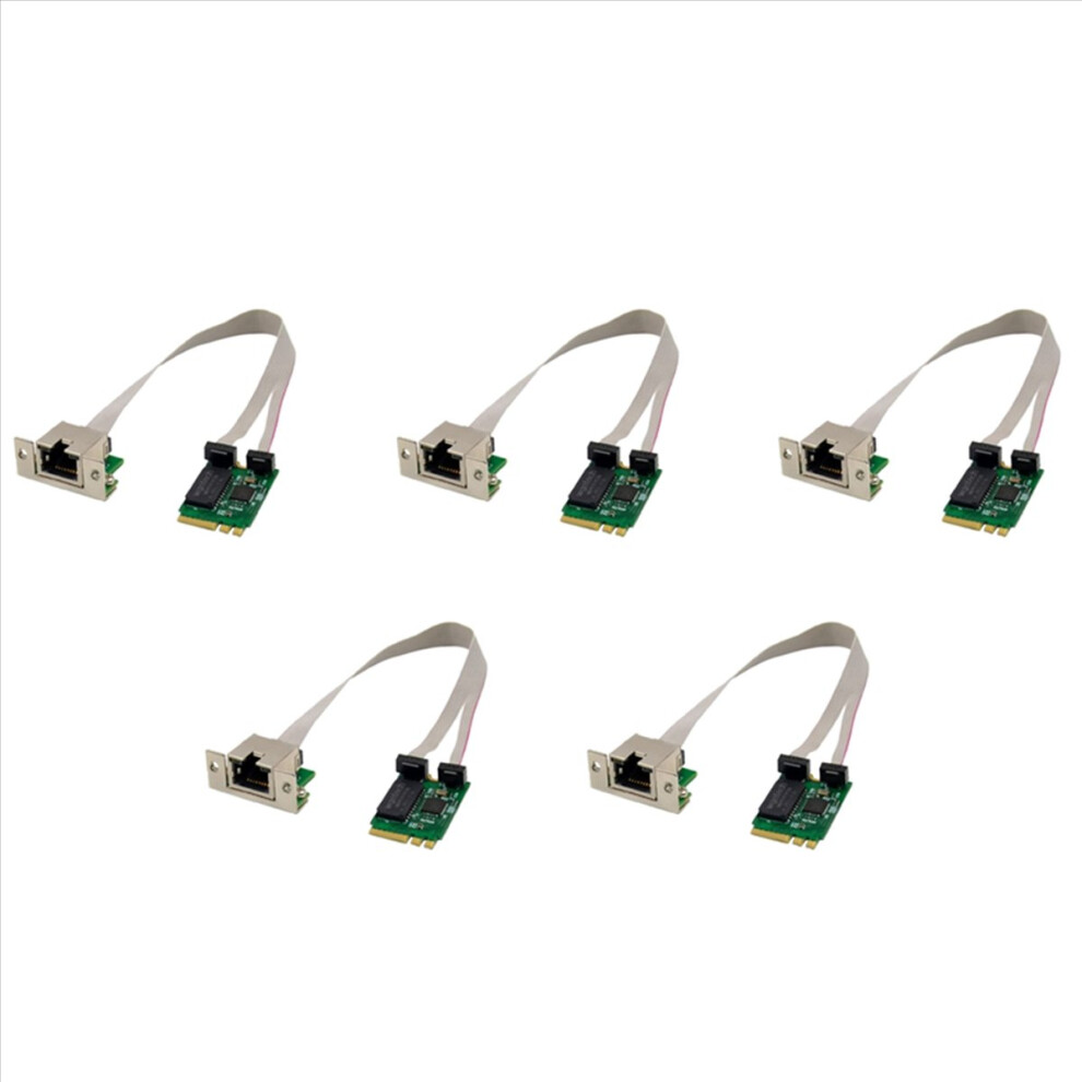 5X M.2 A+E 2.5G Ethernet Adapter 2.5G/1G/100M M.2 Network Card 8125B 4853004632960