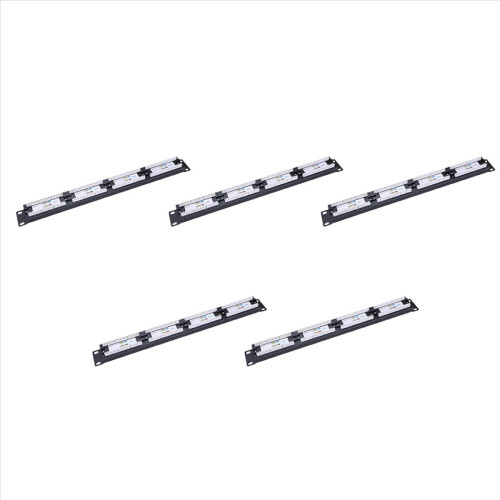 UTP 24 Port Rj45 Patch Panel Rack Ethernet Network Adapter CAT6