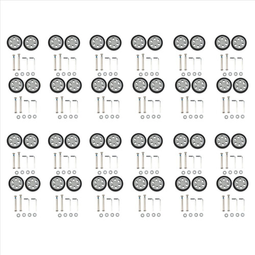 8x Bagage Accessoires Wielen 55X12Mm 1