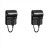 3X Heiß- und Kaltwind-Haartrockner mit USB-Halterung, schwarzer EU-Stecker 2