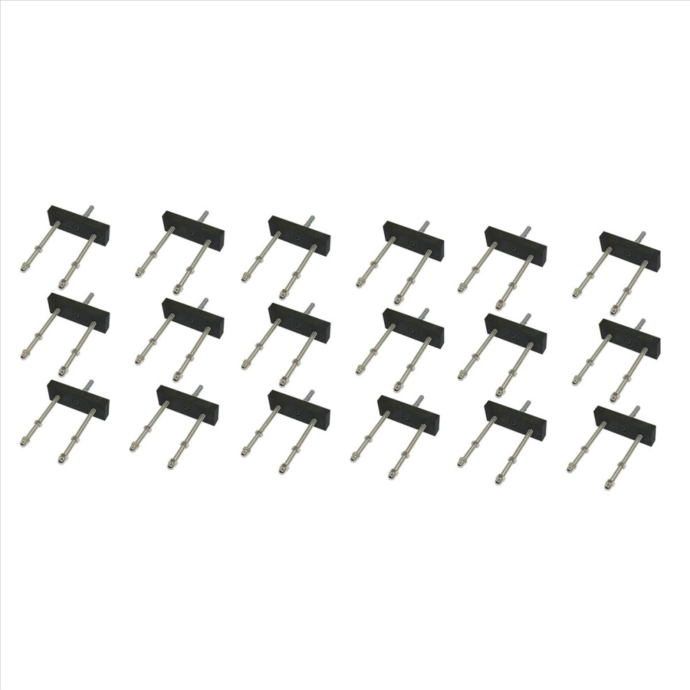 6 Pack Skateboard Floating Deck Display Wall Mount Rack Holder 4853004636654