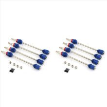 2x Metalen stalen voor- en achteraandrijfas CVD 5451R voor RC-auto