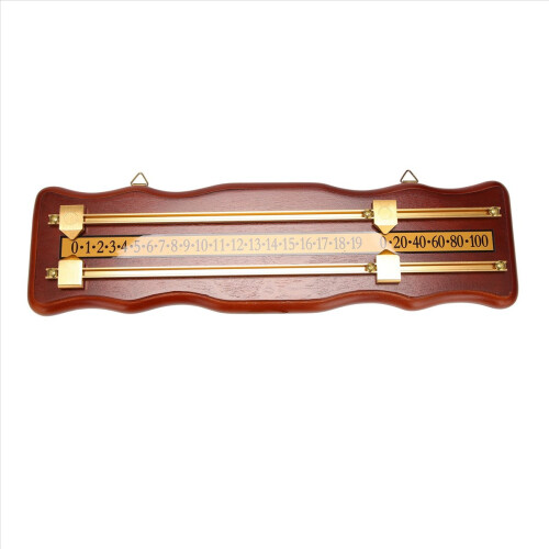 Tableau d'affichage mural pour billard, bois, rouge vin 2