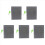 27 Lines and 30 Grids Practical School Plastic Braille Writing Board 1