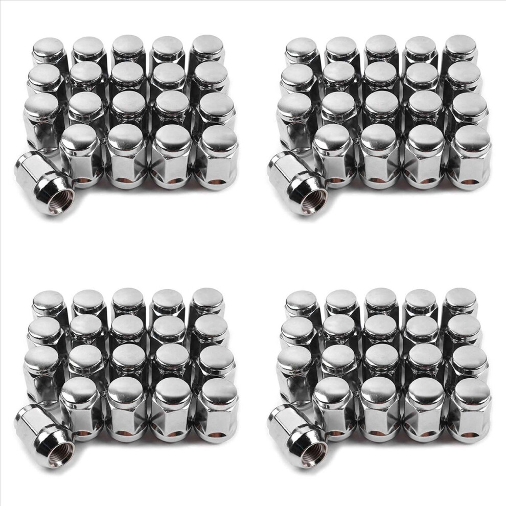20Pcs 14X1.5 Lug Nuts For 1999-2021 1500 Silver 4853004635602