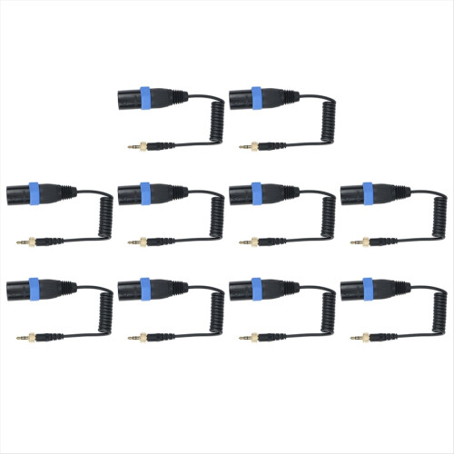Καλώδιο ήχου τύπου κλειδώματος 3,5mm έως 3,5mm TRS σε XLR αρσενικό