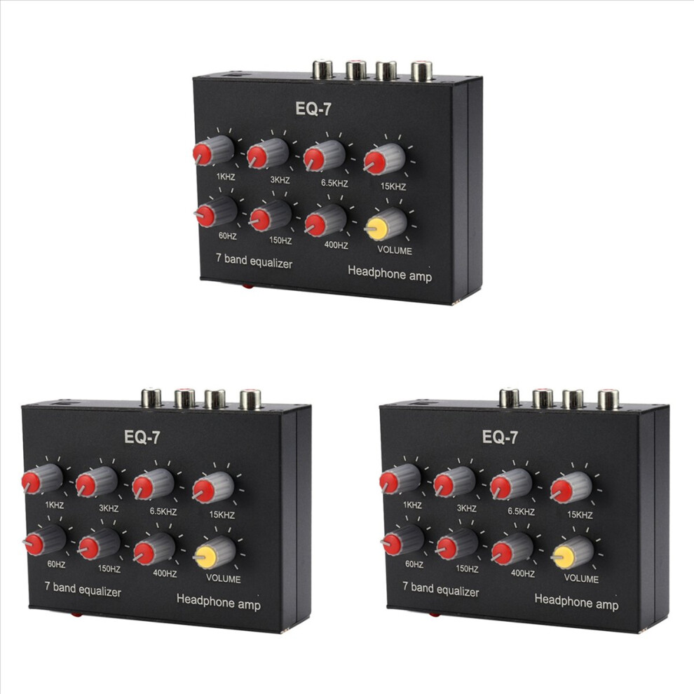 Eq-7 Car Audio Headset Amplifier 7-Band Eq Equalizer Sound Equalizer 4853004635220
