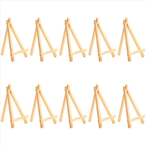 40 Μίνι DIY Ξύλινο Κορνίζα Καλλιτέχνη Ξύλινο Καβαλέτο Γάμου 15X8cm 2