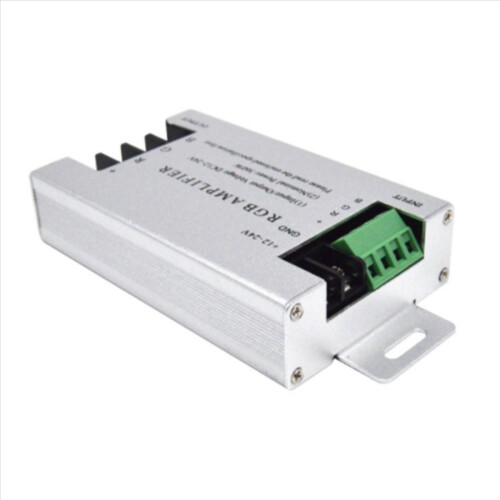 Ελεγκτής ενισχυτή LED 10X 360W RGB DC12V-24V 30A με κέλυφος αλουμινίου 2